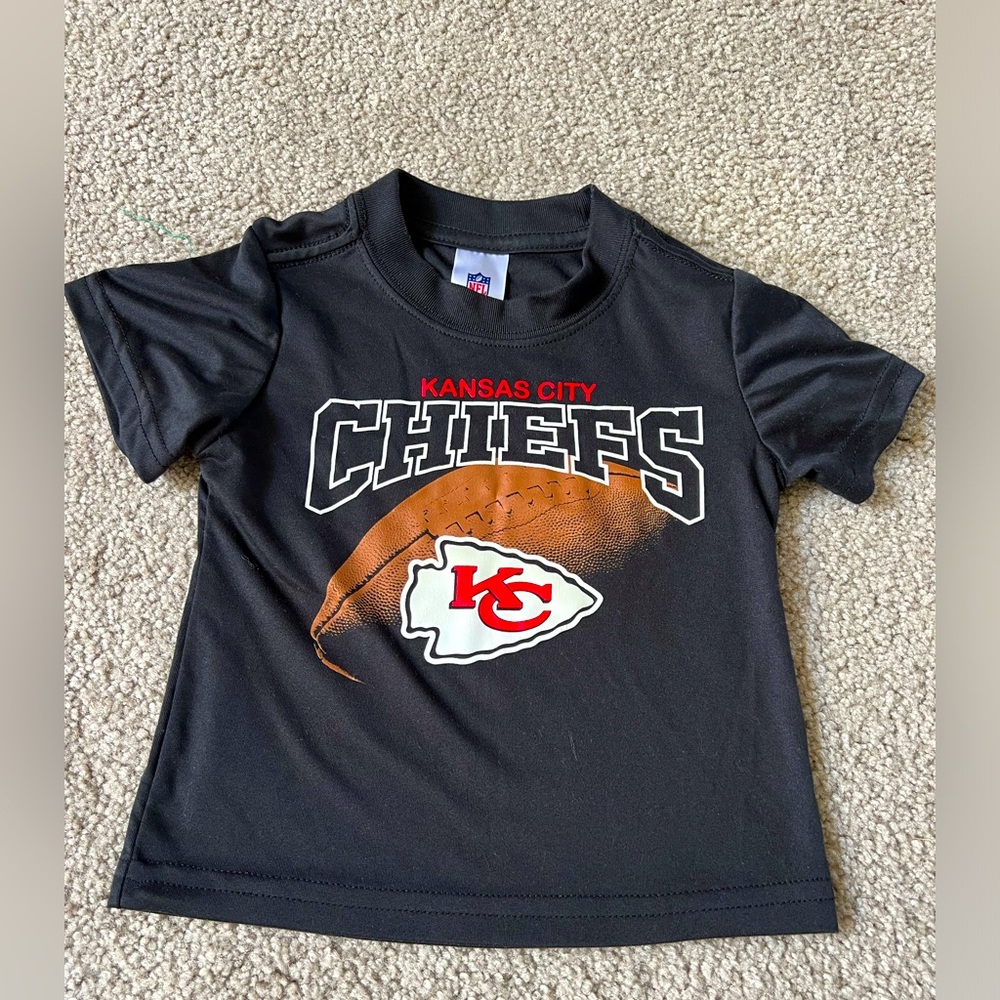 NFL Kansas City Chiefs Football T-shirt. Size 12 Months